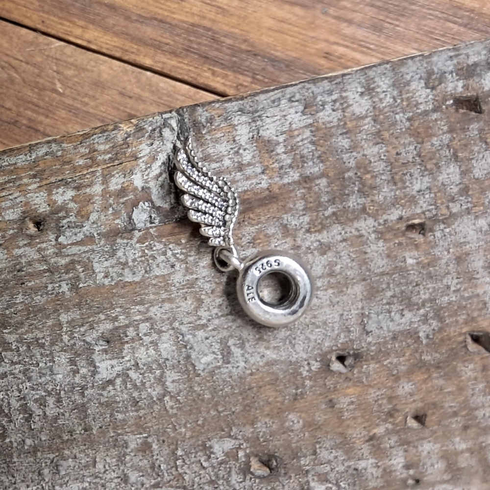 Pandora 925 Sterling Silver "Majestic Feather" Charm